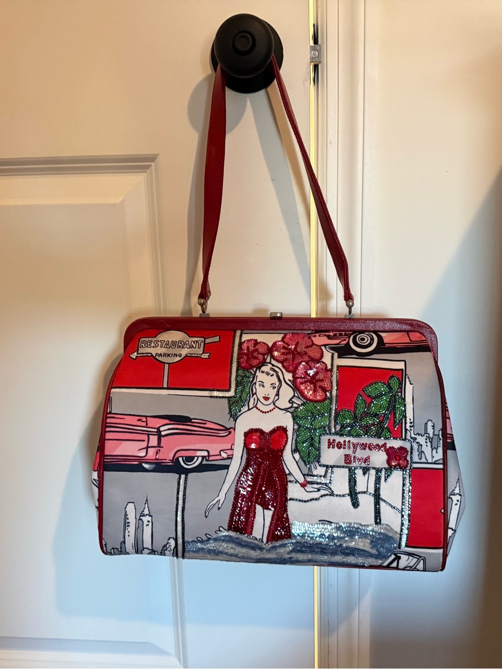 vintage Isabella Fiore "Hollywood" handbag